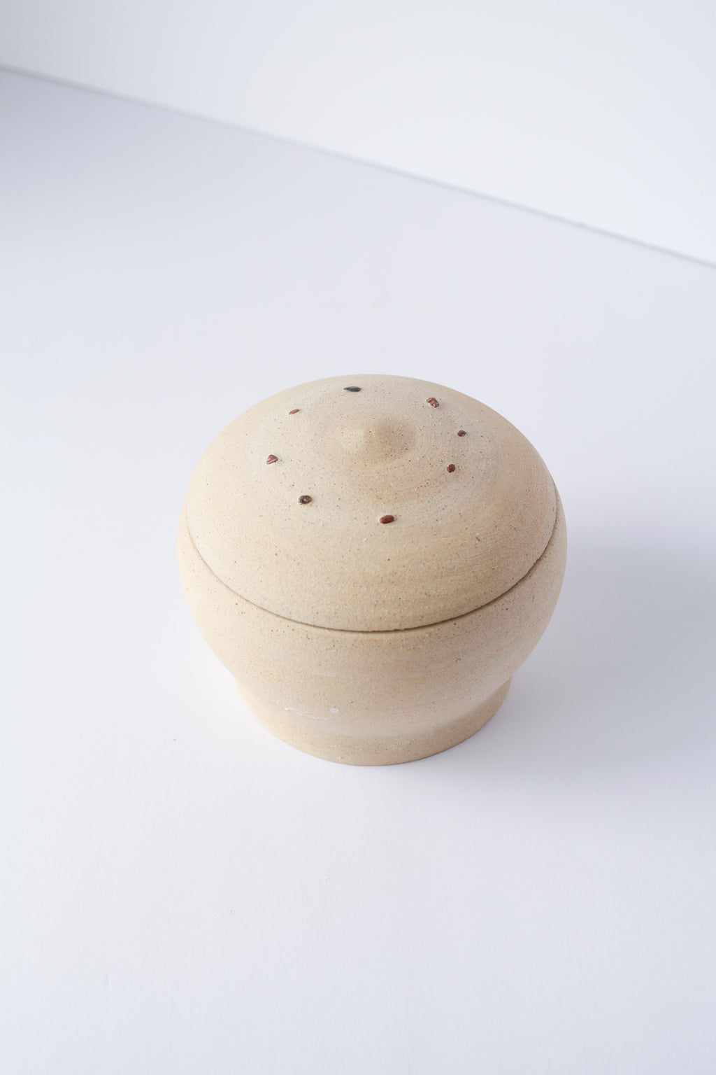 Orb Jar with Inset Pebbles - Sister Ceramics