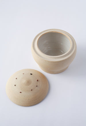 Orb Jar with Inset Pebbles - Sister Ceramics