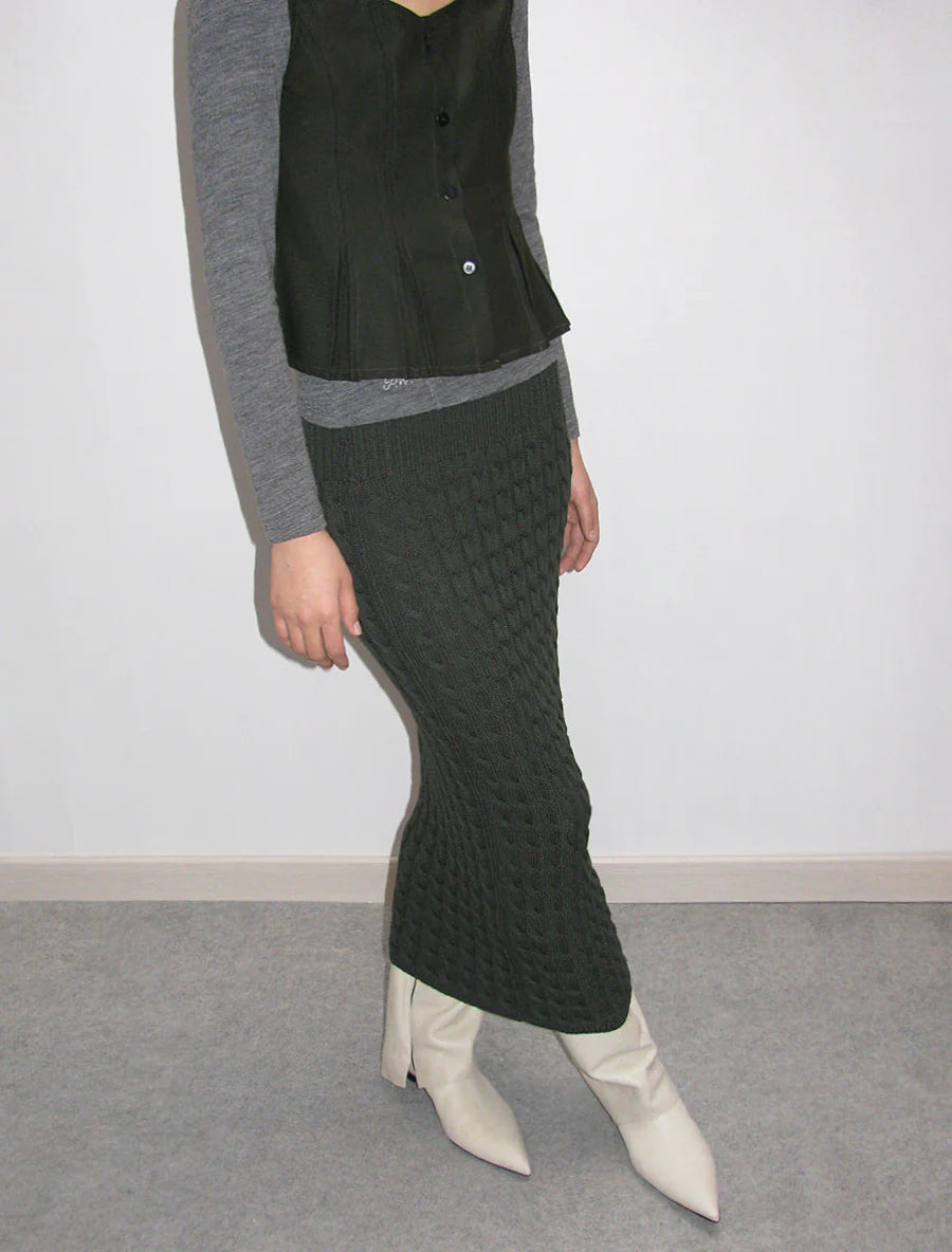 Droppo Skirt - Paloma Wool