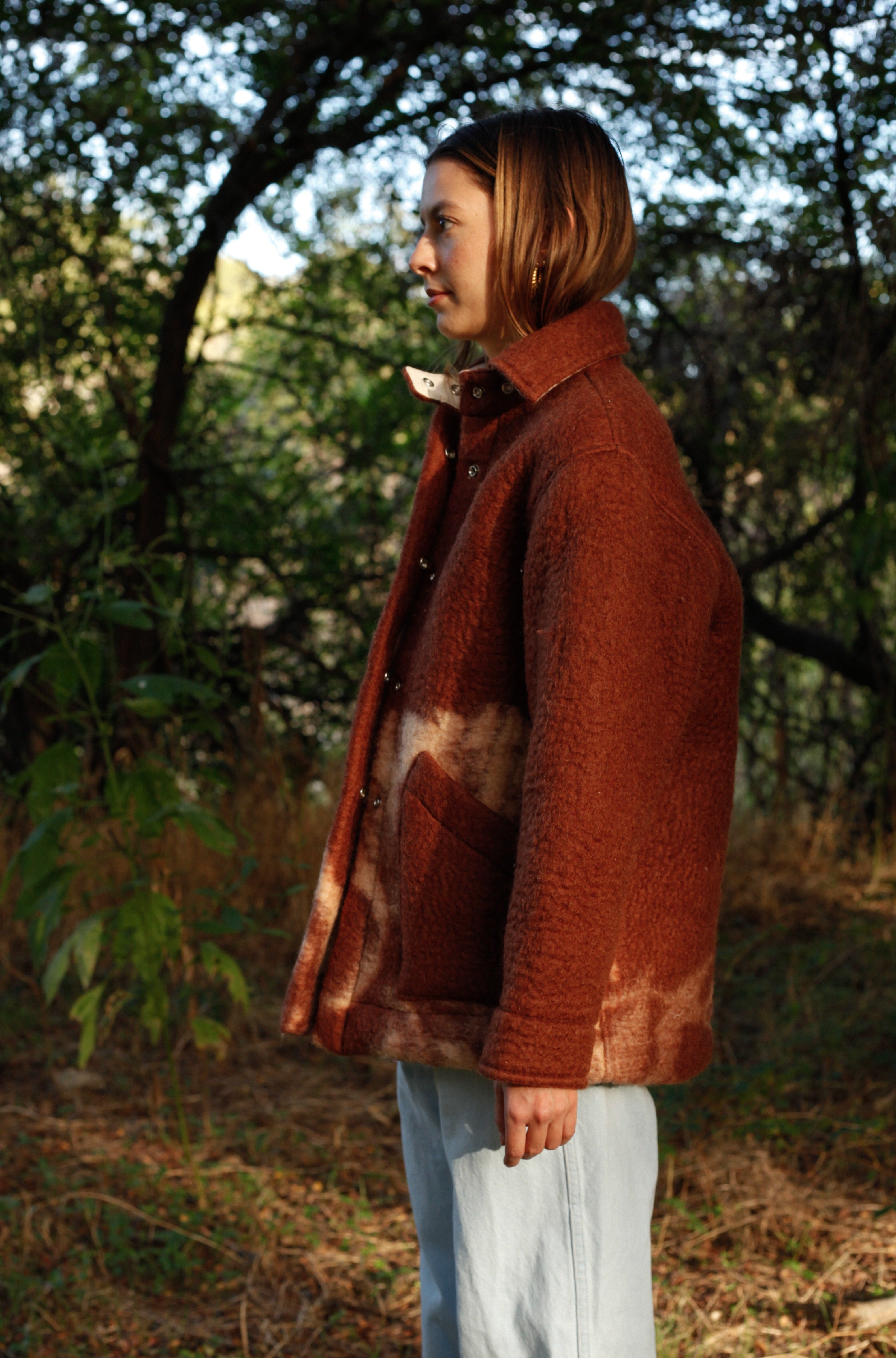 Ardmore Jacket XS (Brick floral) - Carleen