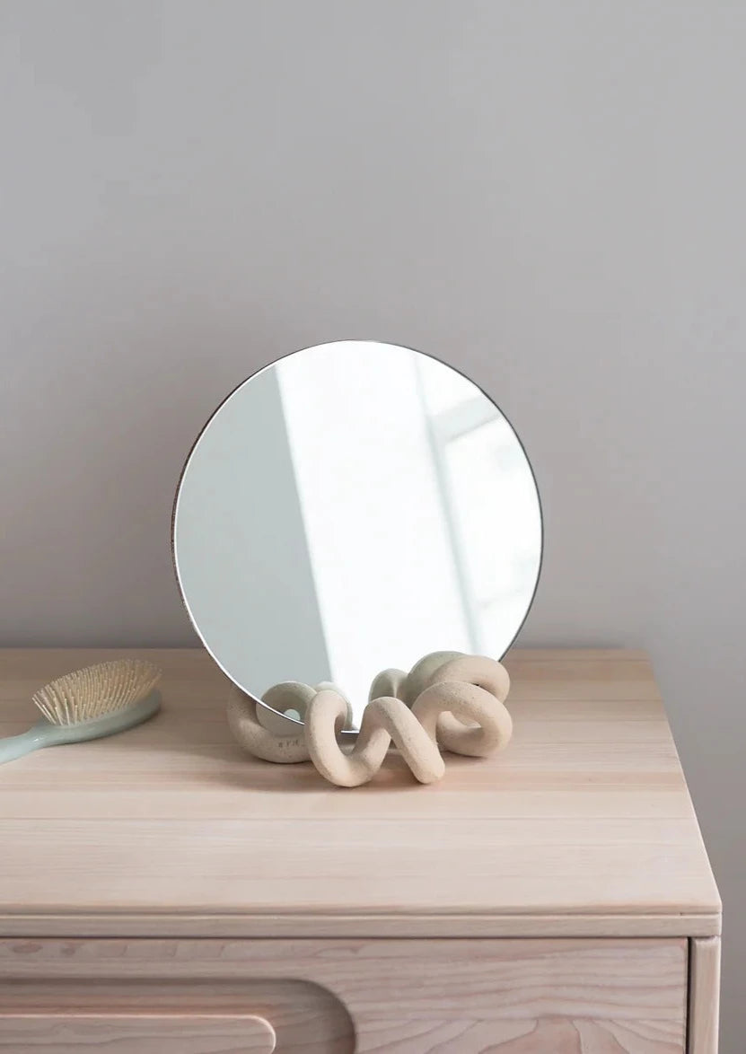 Curlee Table Mirror - Sin Ceramics