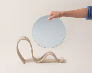 Wavee Table Mirror - Sin Ceramics