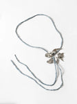 Flower Cord Necklace in Light Blue - Wolf Circus