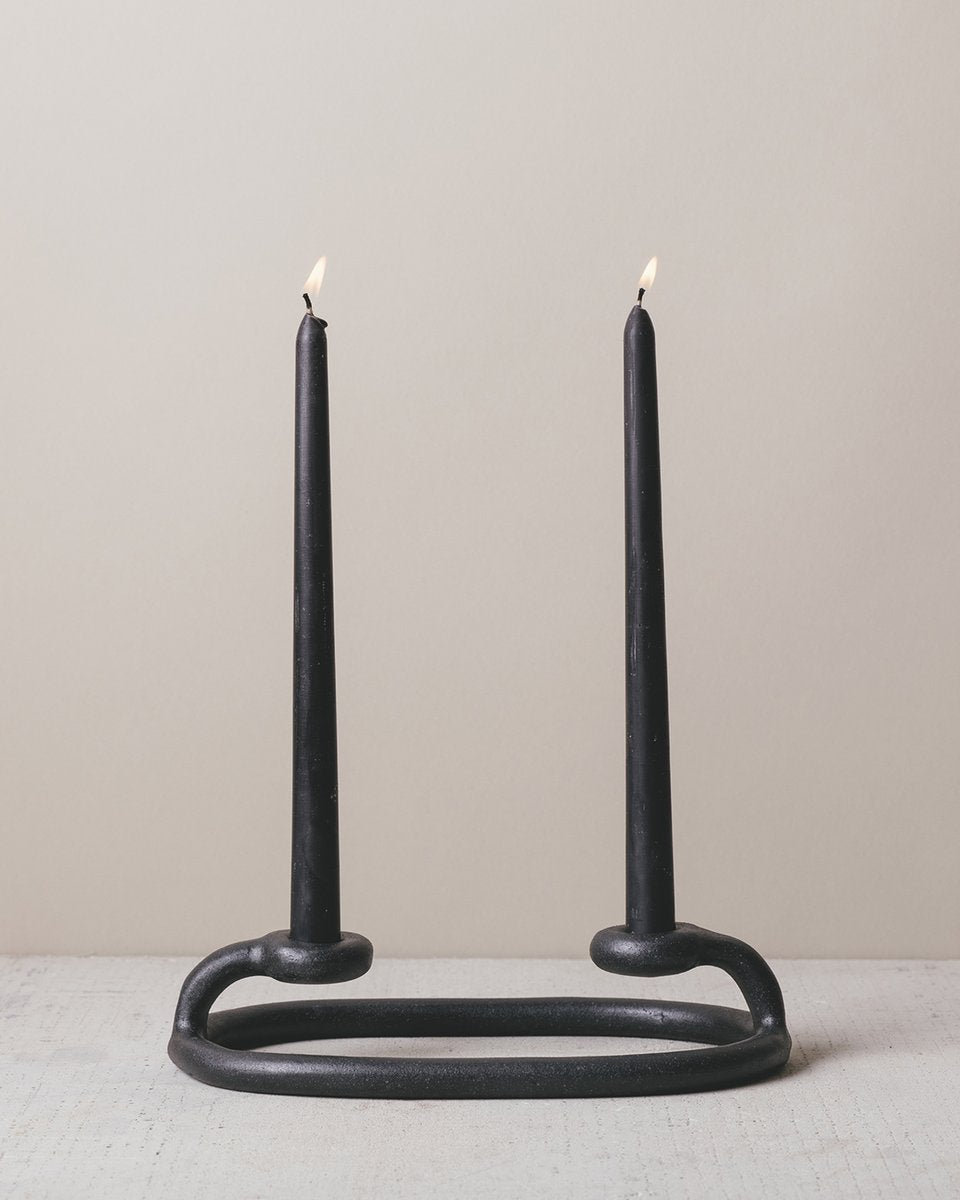 Duo Candlestick - Black