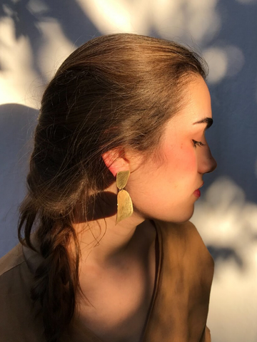 Lately Earrings in Brass