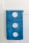 Moons Shibori Tea Towel
