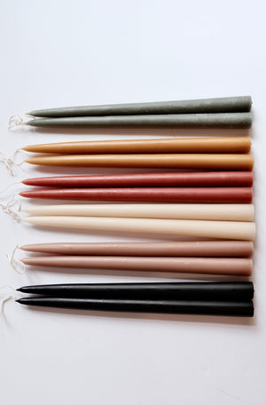 Dipped Taper Candles - 12"