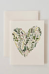 Botanical Heart Card