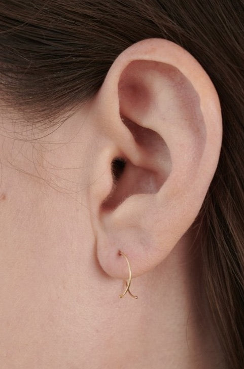 Small Moon Earrings