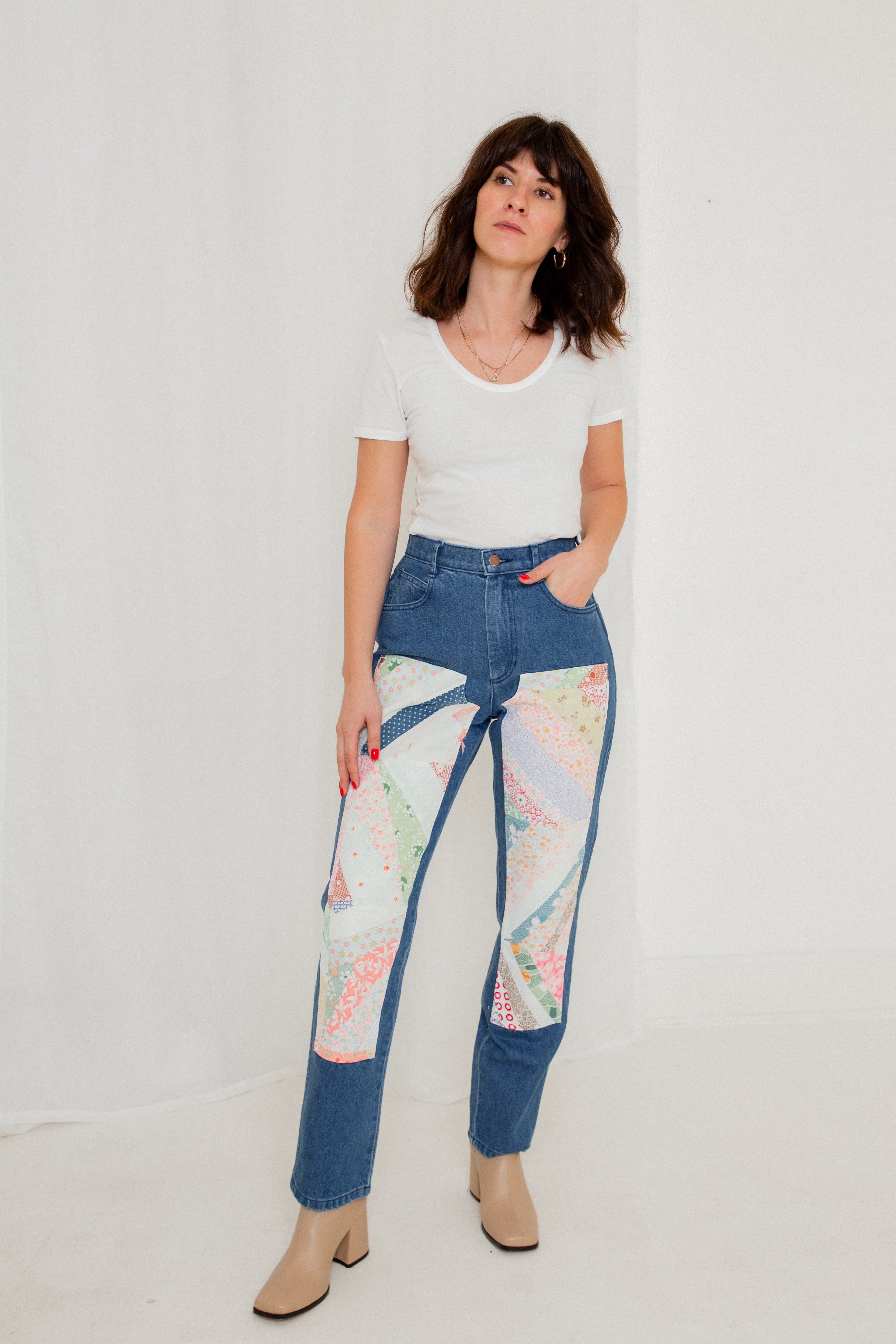 Patchwork Jeans - Diagonal — CARLEEN