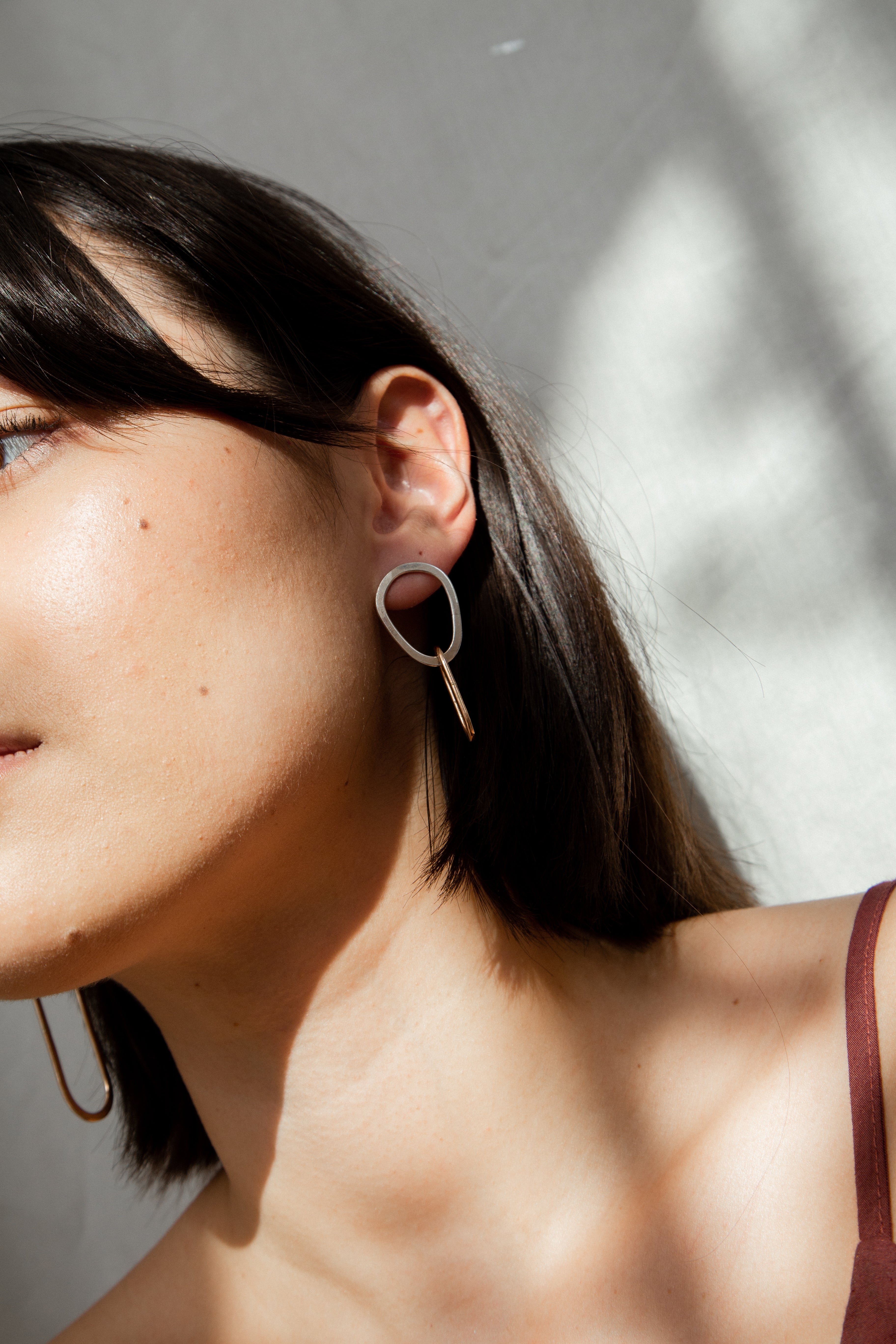 Marta Link Earrings - Lila Rice