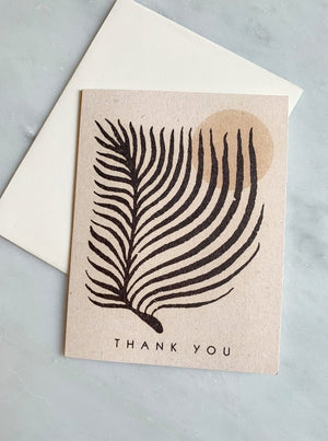 Palm Thank You Card